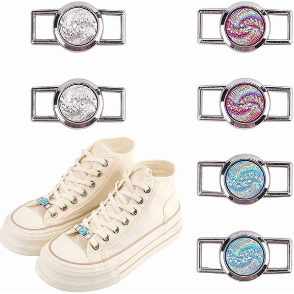 Shoelace Buckle Charms Metal DIY Making