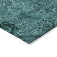 thumbnail image 4 of Addison Rugs Chantille Indoor/Outdoor Transitional Floral Teal Washable Rectangle Rug, 9' x 12', 4 of 6