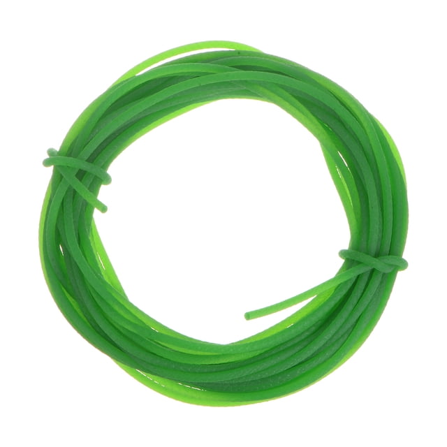 Unique Bargains Ceintures Rondes 3mm Dia 10 Mètres Longueur Surface Rugueuse PU Polyuréthane, Vert