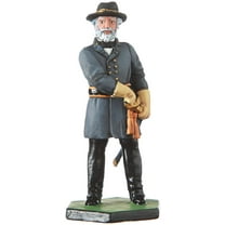 danila-souvenirs Tin Soldier US Civil war Confederates General Robert Lee Hand Painted Metal Sculpture Miniature Figurine 54mm #CW07
