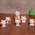 thumbnail image 4 of 12 piezas de figuras de gato en miniatura figuras de gato realista juguetes para gato adorno de paisaje, 4 of 6