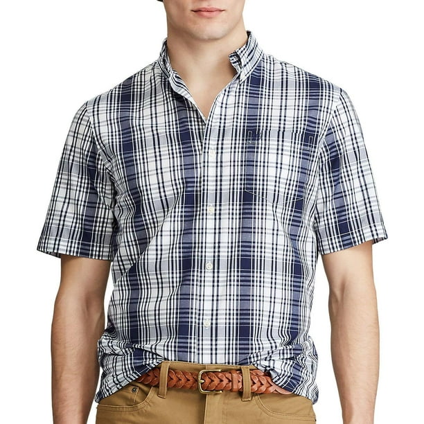 chaps mens button down shirts