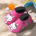 thumbnail image 3 of OOOUM Non Slip Water Shoes For Kids Comfortable Soft Swim Shoes Cute Graphic Beach Shoes Toddler Aqua Summer Flats Pink CN:33, 3 of 4