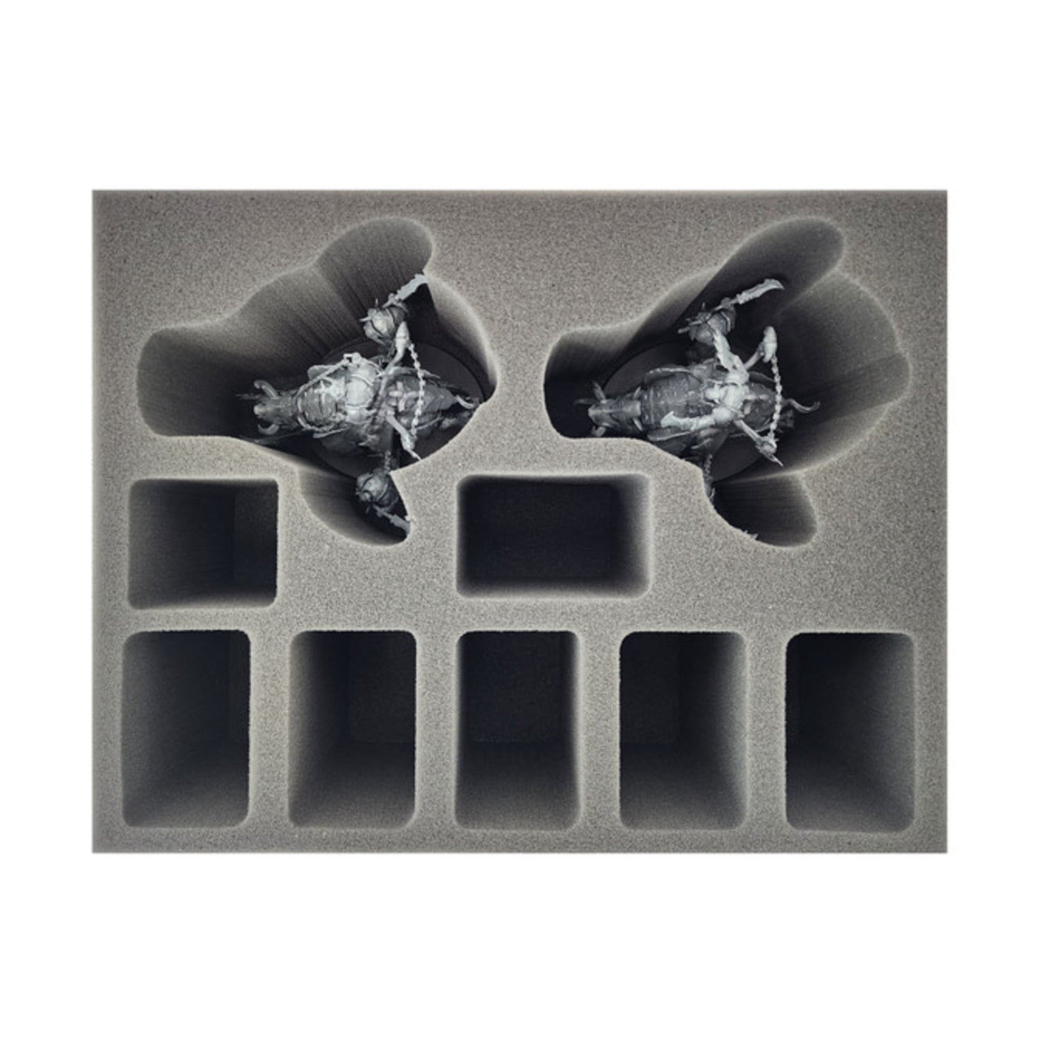 Battle Foam 5" 2 Tuskboss on Maw-Grunta w/6 Gore Gruntas Foam Tray New