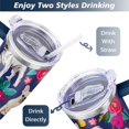 thumbnail image 5 of Cute Canine Design 40oz Water Bottle - BPA Free Dog Lovers Tumbler with Handle & Straw - Gift for Women Coffee Mug, 5 of 7