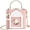 Angel Pink, variant on Women's Love Angel Embossed Clutch Evening Bag Bowknot Snaps Crossbody Purse Chain Baroque Shoulder Bag