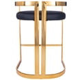 thumbnail image 5 of Gold and Black Faux Leather Counter Stool, 5 of 6