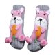 thumbnail image 1 of Calcetines de animales, regalos de año , antideslizantes, novedosos, calcetines gruesos de tubo medio para dormitorio Conejito gris, 1 of 10