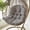 Grey, variant on Nvzi Swing, single sofa cushion, household hanging chair cushion, indoor and outdoor cradle chair cushion 31 * 38 * 7.08 inches, green, 1 piece