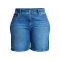 thumbnail image 5 of Terra & Sky Women's Plus Size Bermuda Shorts, 9" Inseam, Sizes 16W-26W, 5 of 5