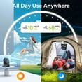 thumbnail image 3 of 30000mAh Portable Camping Fan, Rechargeable USB Tent Fan with LED Light & Hooks, Battery Personal Turbo for Travel Table Camping Gear, 3 of 7