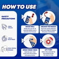 thumbnail image 6 of Non-Chlorinated Brake Cleaner & Degreaser 12-Pack, Fast-Drying Parts Cleaner 16.9oz, 6 of 8