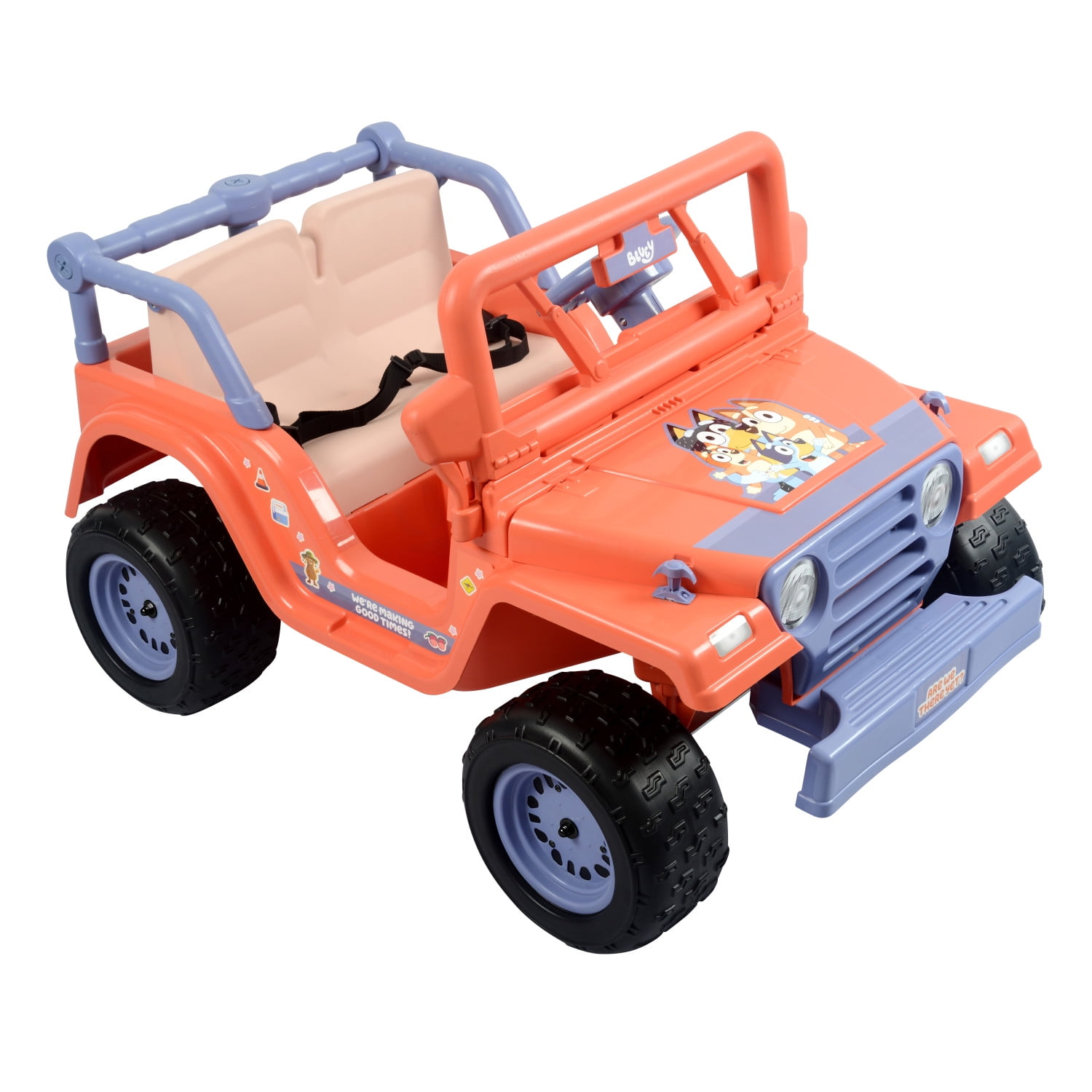 12V Bluey 4-Wheeler Ride-on, Battery Powered Car for Kids with Sounds, Ages 3+