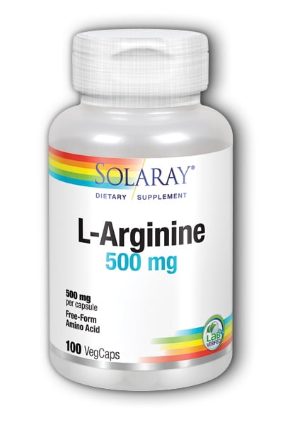 Solaray L-Arginine 500 mg - 100 Capsules