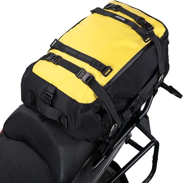 Motorcycle Tail Bag 10L Waterproof Motor Pannier Bag Motor Travel Luggage Motorbike Rear Rack Trunk Storage Bag Professional Motorcycle Accessories-Black