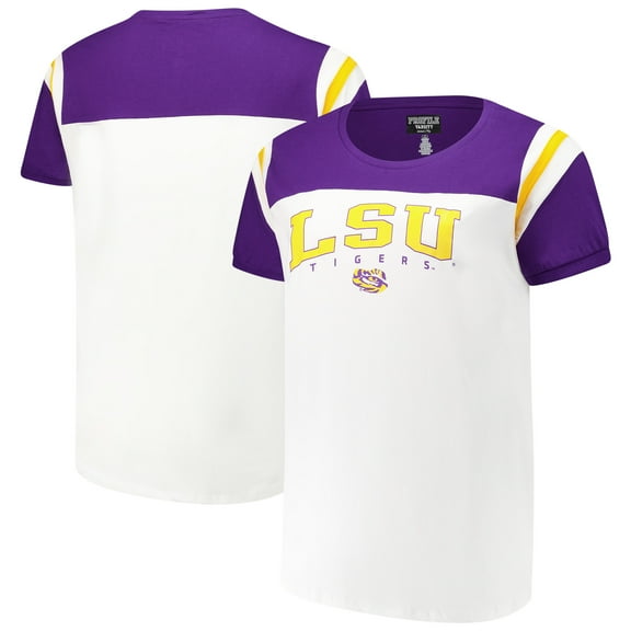 Women's Fanatics  White LSU Tigers Plus Size Winning Gear T-Shirt