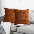 thumbnail image 2 of Fall Pillow Covers 11.8x11.8 Inch Autumn Pumpkin Throw Pillow Cases Soft Plush Cushion Covers 3D Embroidered Decor for Couch Sofa Bedroom Living Room Farmhouse Home Decor, Thanksgiving Pillow Covers, 2 of 3