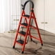 thumbnail image 4 of Escalera Plegable Tipo Tijera de 4 Peldaños Antiderrapante rojo, 4 of 9