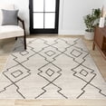 thumbnail image 5 of JONATHAN Y MOROCCAN HYPE 8 x 10 Area Rug, Alia Moroccan Beni Souk - Cream/Black, MOH202A-8, 5 of 10