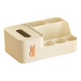 thumbnail image 1 of CAIROYAR Caja de pañuelos de plástico para sala de estar Caja de pañuelos de plástico Caja de almacenamiento de escritorio N uevo ■в √щ, 1 of 7