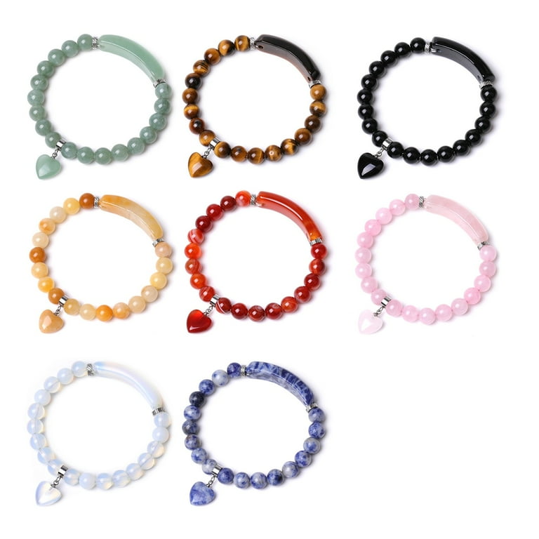 Paparazzi Starlet Shimmer Multi Bead Heart Bracelets Lot#8 Paparazzi Starlet Shimmer Multi Bead Heart Bracelets Lot#8