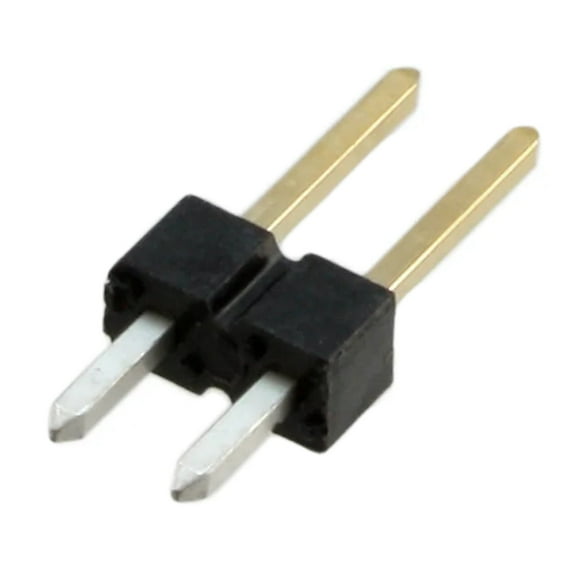 Pack of 30 77311-118-02LF Connector Header Through Hole 2 position 2.54mm Black Gold Single Row :RoHS
