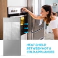 thumbnail image 4 of FLASLD Aluminized Heat Shield Mat Thermal Barrier Adhesive Backed Heat Blanket 12'' X 24'', Fiberglass Insulation Reflective Material High Temp Protection, 4 of 7