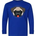 thumbnail image 3 of Inktastic Cute Pug Puppy Dog Long Sleeve Youth T-Shirt, 3 of 5