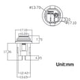 thumbnail image 4 of Luz LED empotrada de bajo voltaje de 12 V CC, resistente al agua IP67, para cubierta, jardín, luz subterránea, escalera de acero inoxidable, luz de paisaje, 4 of 5