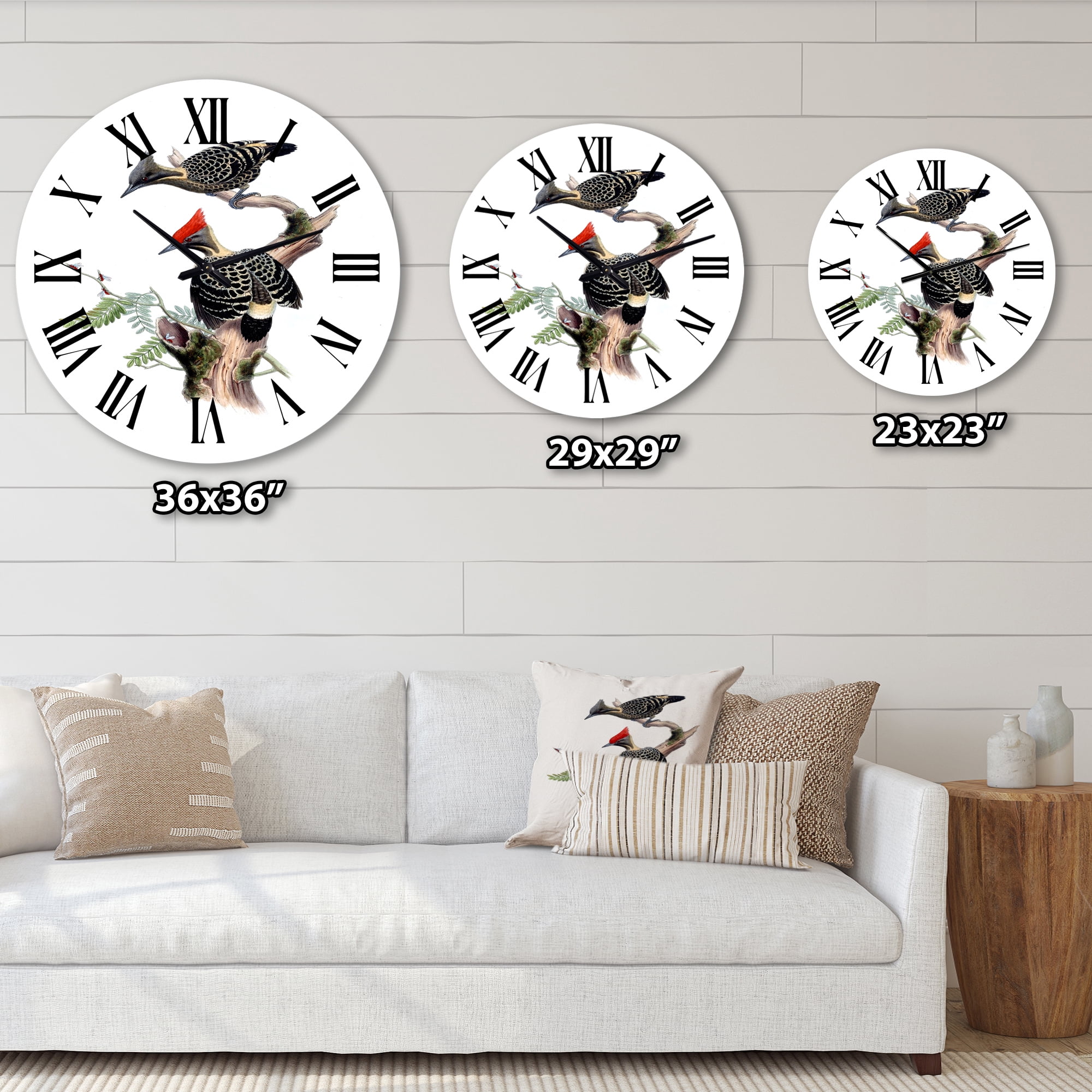 Designart 1 in Traditional Wall Clock