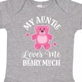 thumbnail image 4 of Inktastic My Auntie Loves Me Girls Bear Girls Baby Bodysuit, 4 of 5