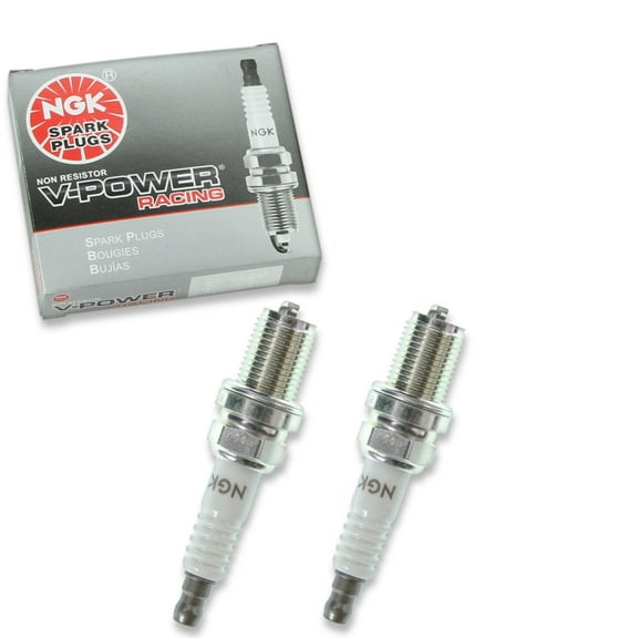 2 pc NGK 5820 V-Power Racing Spark Plugs for 2592 2612 294 295 3932 686 693 761 AR3931 AR3932 AR3932X C55 C55C C55CX C57 C57C C57CX F2CS S40XL W2C W2C0 W2CC Ignition Wire Secondary