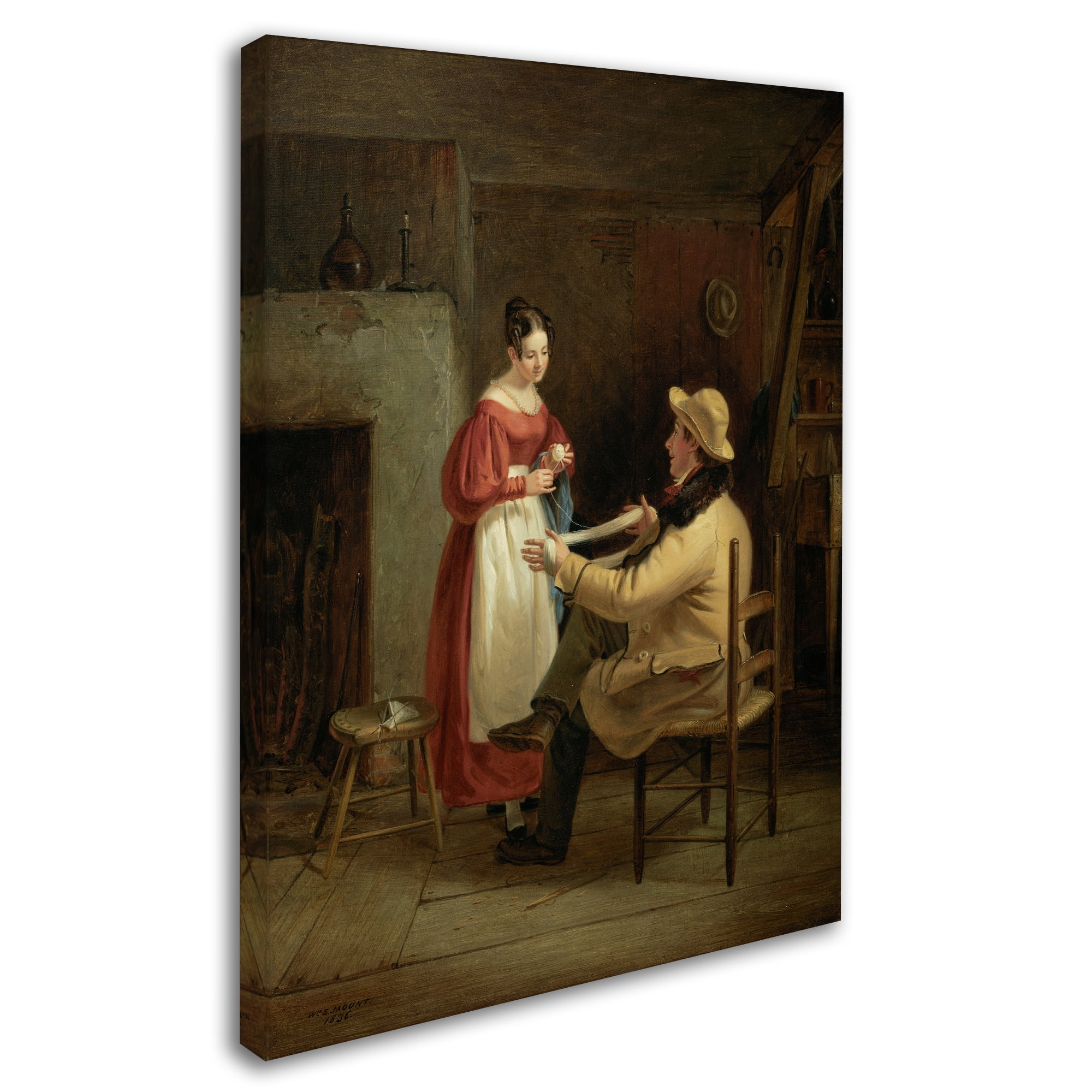 Trademark Fine Art 'Winding Up' Canvas Art by William Sidney Mount