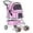 Pink, variant on GREOKL Embark on Effortless Adventures with the Ultimate Pet Stroller! This Versatile Cat and Dog Cage Stroller Doubles as a Travel-Ready Folding Carrier, Merging Safety, Blue