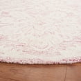 thumbnail image 4 of SAFAVIEH Blossom Travis Damask Area Rug, Pink/Ivory, 6' x 6' Round, 4 of 9
