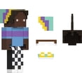 thumbnail image 1 of Minecraft Toys, Action Figures and Accessories, Creator Series Checkered Slacks, 1 of 6