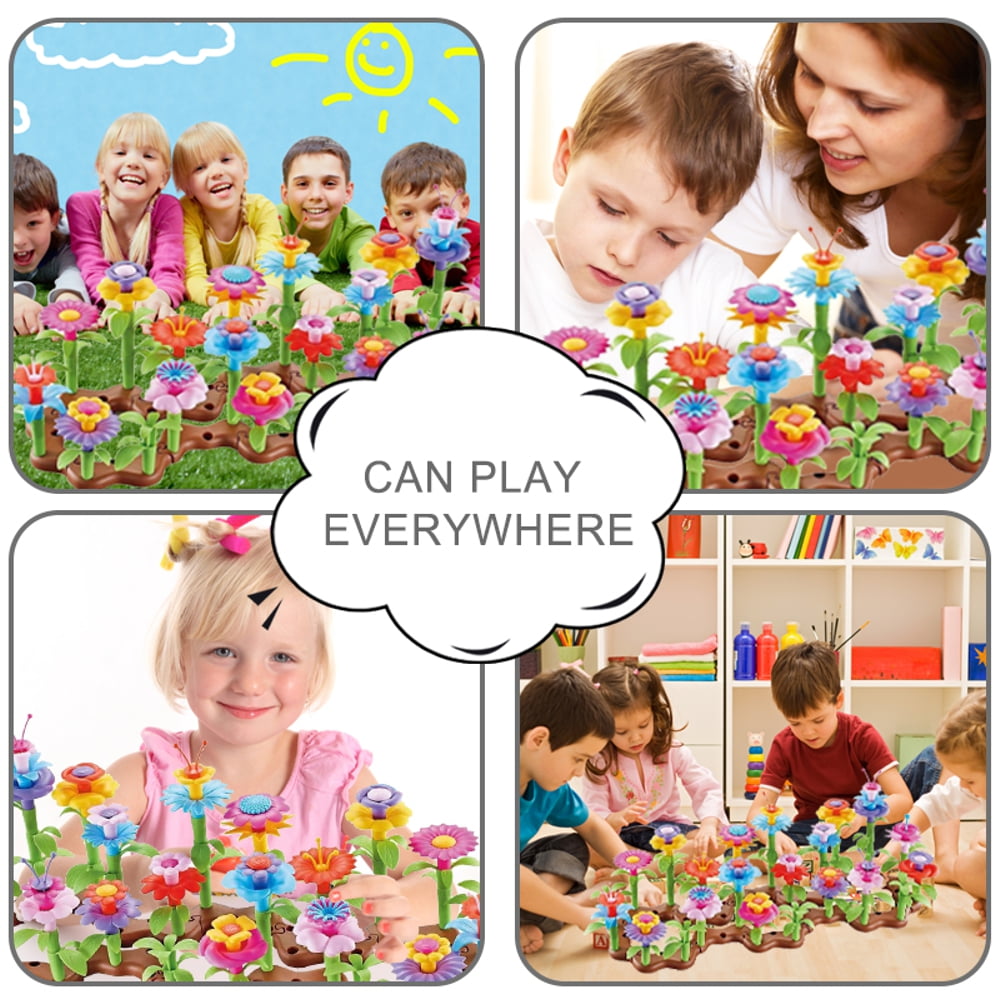 Flower Building Blocks For Kids And Toddlers Boys And Girls 104 PCS