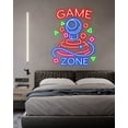 thumbnail image 3 of Handmadetneonsign Game zone Neon Sign, Game room Led Sign, Game Led Sign, Custom Neon Sign, 3 of 5