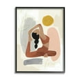 thumbnail image 2 of Stupell Industries Free Text Modern Botanical Pattern Yoga Exercise, 24 x 30, Design by Victoria Barnes, 2 of 5
