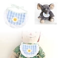 thumbnail image 2 of Cute Running Bear Toy with Apron and Scarf Soft Stuffed Animal for Kids Room Nursery, 2 of 8