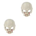 thumbnail image 2 of Bewildely Fiesta de guardia facial de media espuma de calavera de Halloween Calavera ensangrentada 2Conjunto, 2 of 6