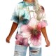 thumbnail image 3 of Camisetas de Manga Larga de las Mujeres Cuello Redondo Impreso Primavera/Verano Base Camiseta Casual Poliéster Ligero Suave Cómodo, 3 of 6