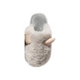 thumbnail image 2 of Zapatillas de algodón de invierno para hombre y mujer, zapatillas de felpa cálidas con esquinas afiladas para interiores, zapatillas de algodón para parejas al aire libre Wmkox8yii  hj789, 2 of 4