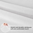 thumbnail image 4 of Juego de 4 fundas elásticas para sillas de comedor, color blanco, 4 of 7