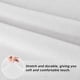 thumbnail image 4 of Juego de 4 fundas elásticas para sillas de comedor, color blanco, 4 of 7
