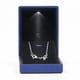 thumbnail image 2 of Caja para colgante de collar, expositor de joyas y caja de regalo para cadenas, inserto extraíble y forro suave, estuche y organizador para collares, 2 of 8