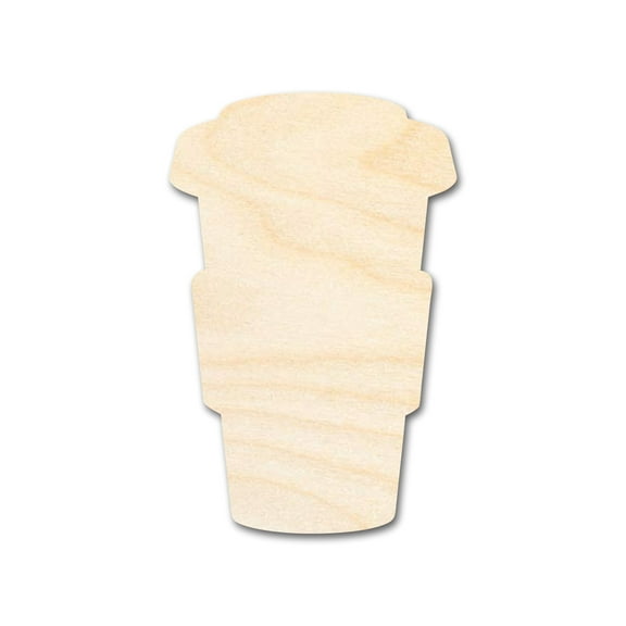 Unfinished Hot Coffee Shape 3" / 1/4"