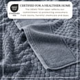thumbnail image 2 of Great Bay Home Quick Dry Diamond Waffle 2-Pack Oversized Bath Sheet Set, 35” x 68”, Blue, 2 of 7