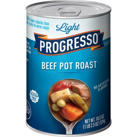 - Progresso Light Beef Pot Roast Soup, 18.5 oz Can