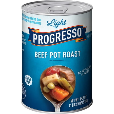 Progresso Light Beef Pot Roast Soup, 18.5 oz Can (Best Beef In America)